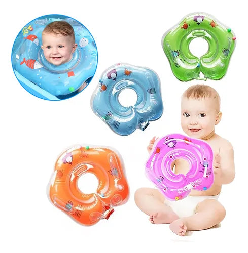 Boia de Pescoço para Bebê – Banho Seguro e Divertido