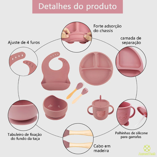 Kit Introdução Alimentar (Silicone)