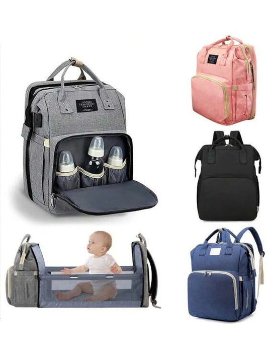 🎒 Mochila Maternidade Impermeável com Trocador